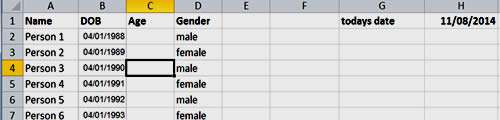 Microsoft Excel DATEDIF function