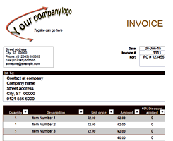 Excel Templates - Invoice