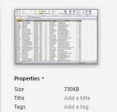 Reduce file size in Excel