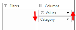 Swap displayed field in Excel