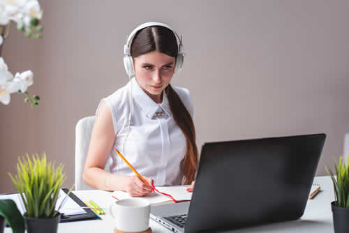 Take your online study seriously and attend every class