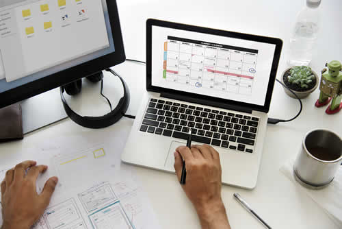 Set work schedules so jobs get done effectively