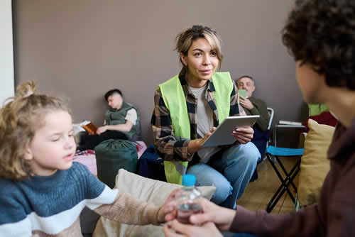A youth worker is at the center of resolving many problems with young people