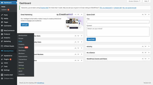 Screenshot for MemberPress