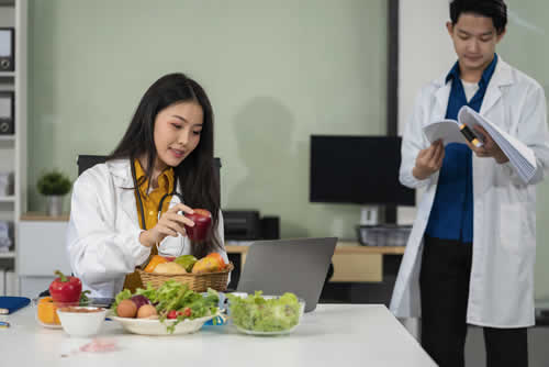 You can study for your nutrition degree alongside your existing responsibilities