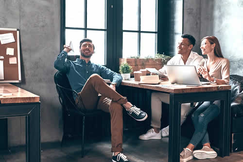 Learning to work with other people is part of the mix